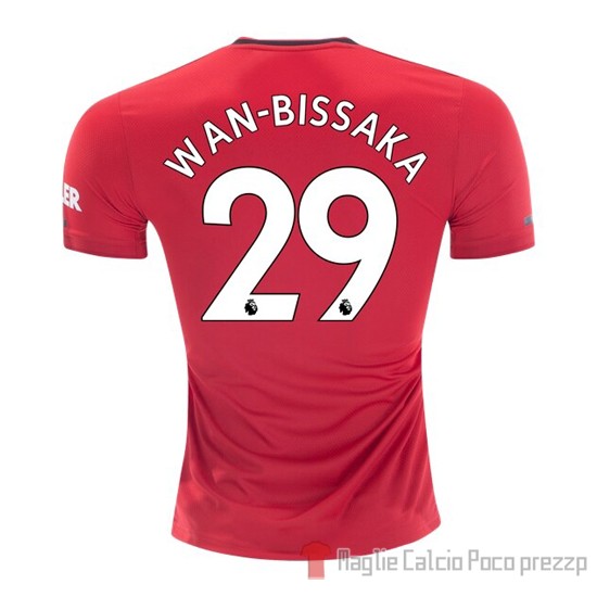 Maglia Manchester United Giocatore Wan-bissaka Home 2019/2020 - Clicca l'immagine per chiudere